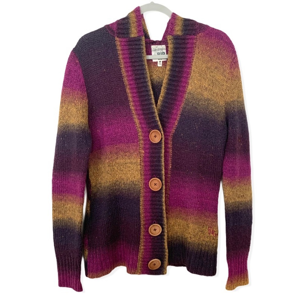 Rip Curl Tie-Dye Open Front Hooded Cardigan